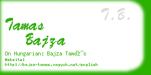 tamas bajza business card